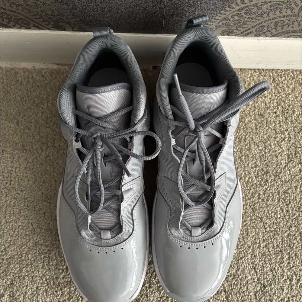 Jordan Gray High Top Basketball Sneakers - Picture 5 of 7